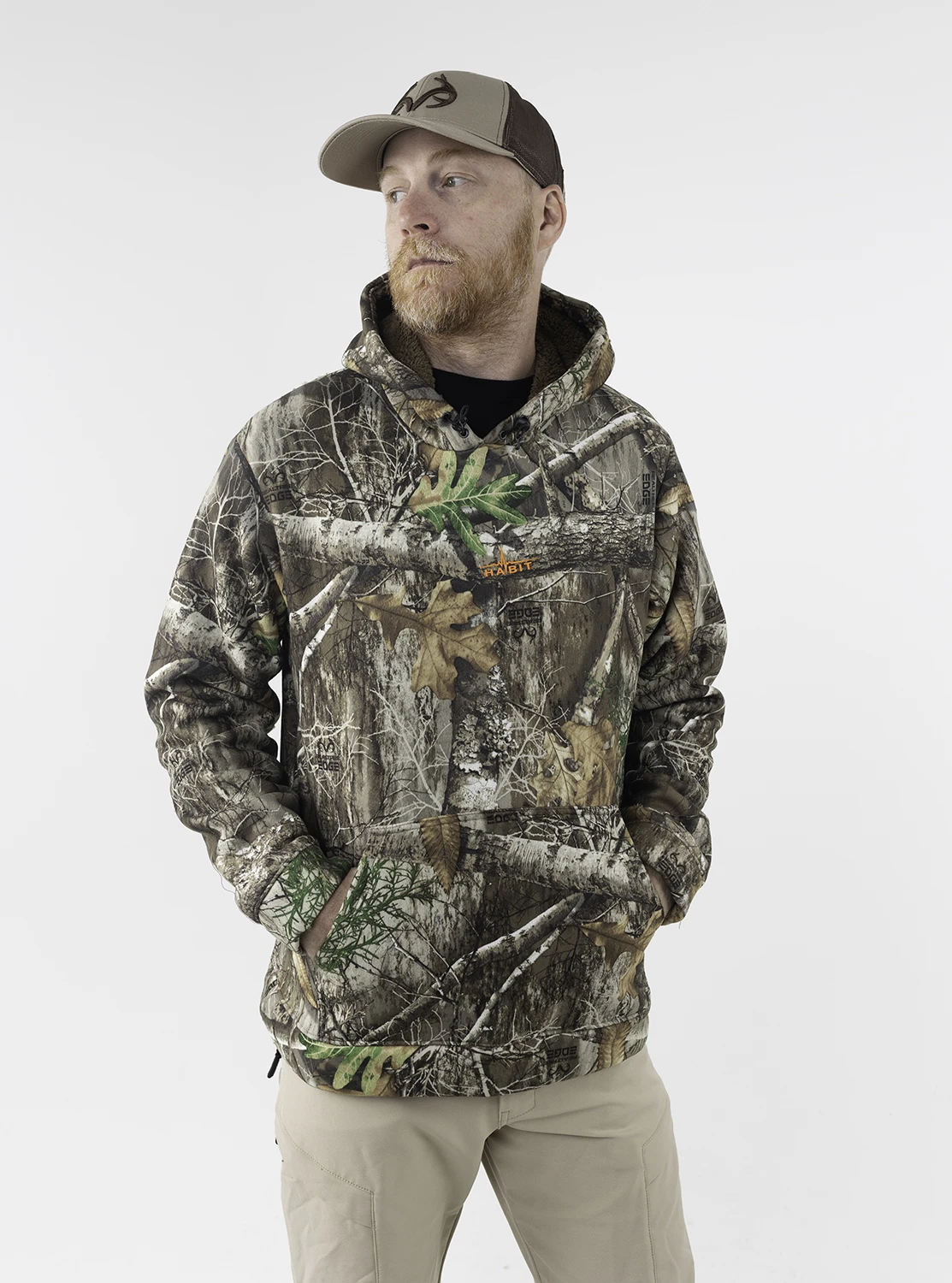 Realtree Men's Sherpa Hoodie | EDGE 3 Realtree Men's Sherpa Hoodie | EDGE