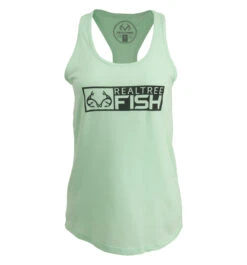 Realtree Women's Fish Tank -Hunting camouflage ladies tank mint 70652.1682545208