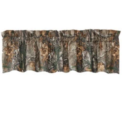 Realtree Camo Window Valance -Hunting camouflage realtree camo window valance in xtra 61340.1628617529