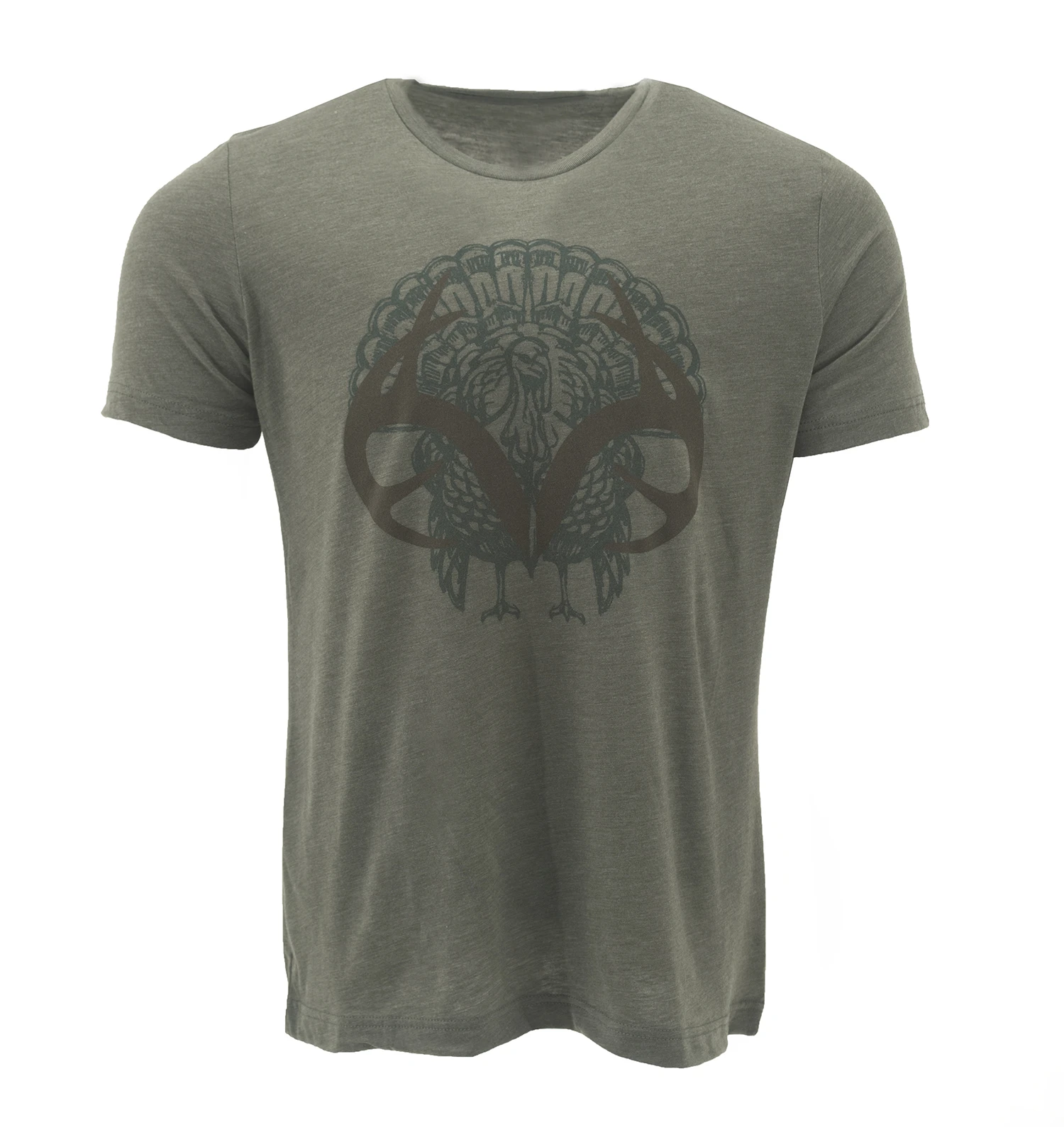 Realtree Men's Turkey Short Sleeve Green Shirt 3 Realtree Men's Turkey Short Sleeve Green Shirt