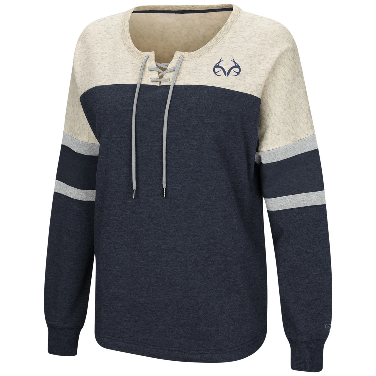 Realtree Women's Lace-Up Oversized Sweatshirt 5 Realtree Women's Lace-Up Oversized Sweatshirt - Image 3