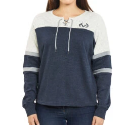 Realtree Women's Lace-Up Oversized Sweatshirt
