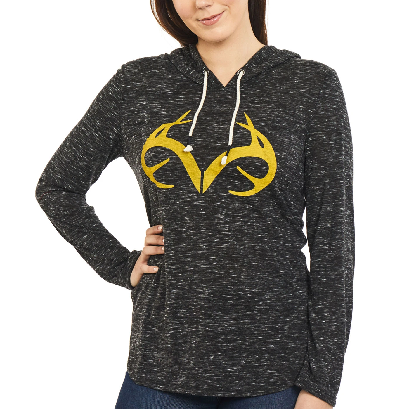 Realtree Women's Side Slit Hooded Shirt 3 Realtree Women's Side Slit Hooded Shirt